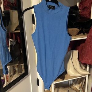 Vici Vibrant Blue Sleeveless Bodysuit